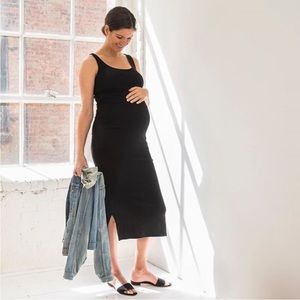 Storq Ribbed Tank Dress P/1 Black
